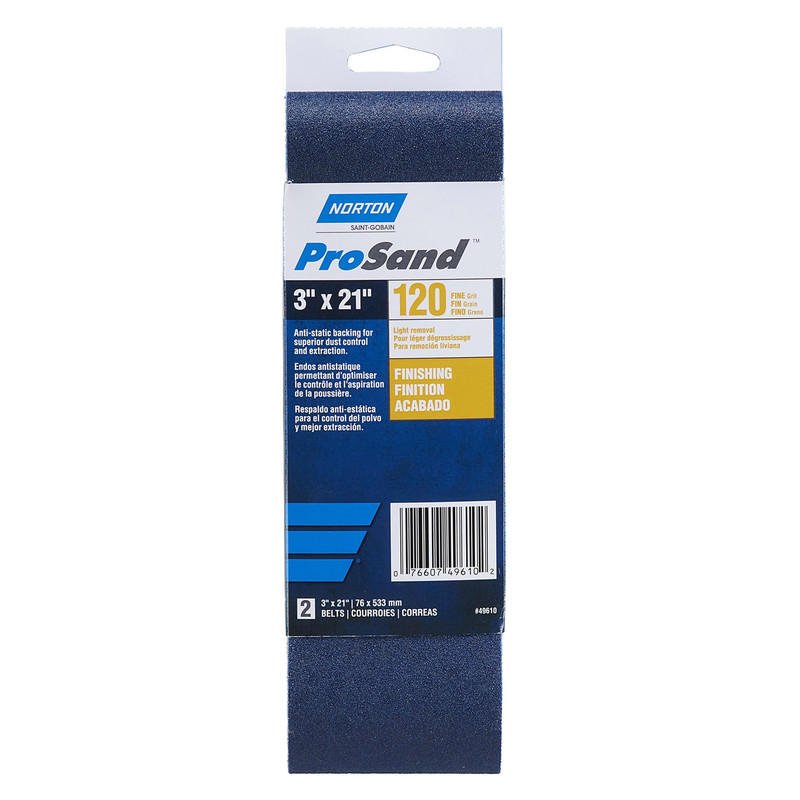 ProSand Sanding Belt - Size:3" x 21" - Grit:120 Grit
